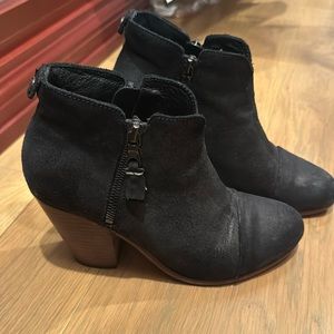 rag and bone suede booties size 37.5